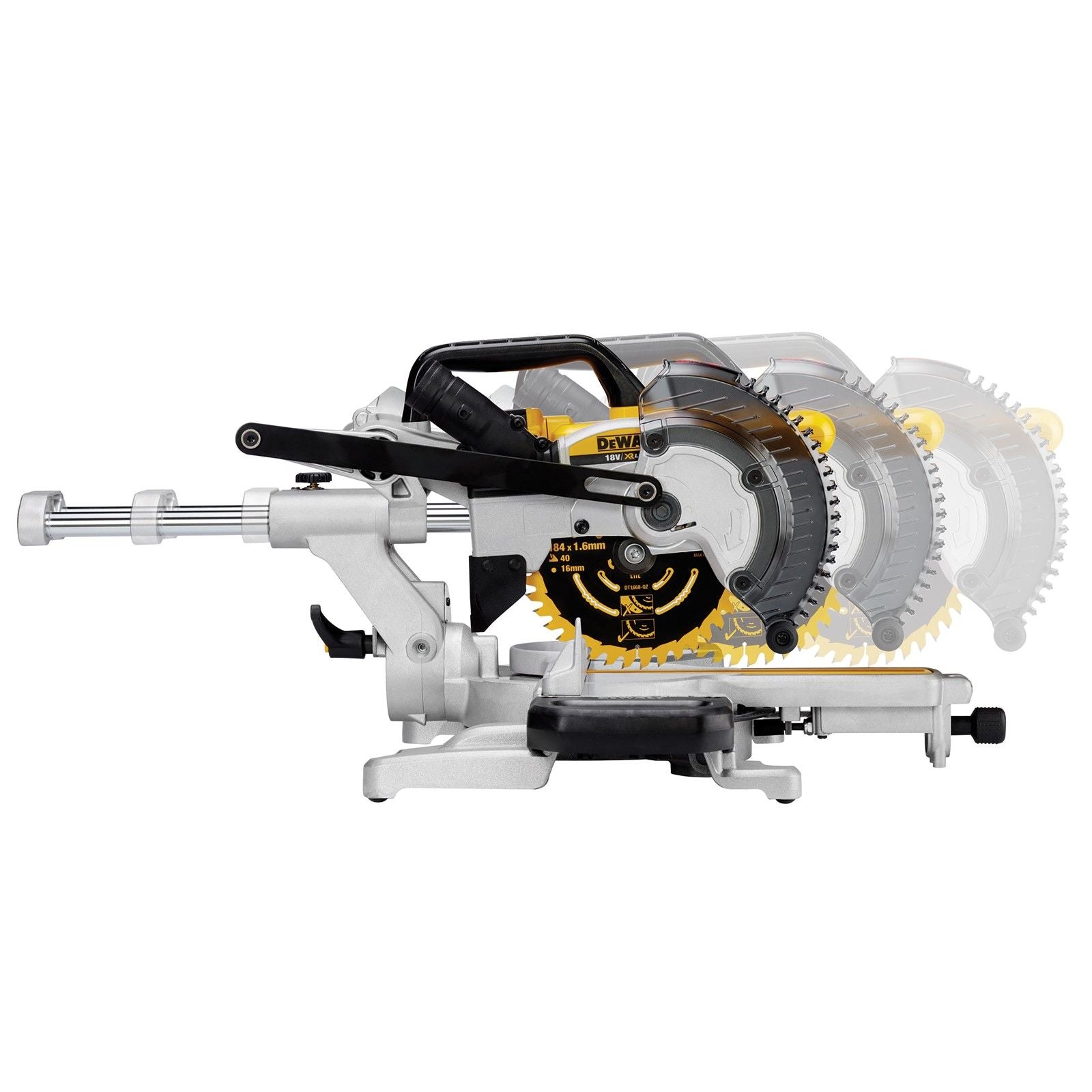 DeWalt DCS365N 18v Cordless XR Li-Ion 184mm Mitre Saw with XPS Body Only