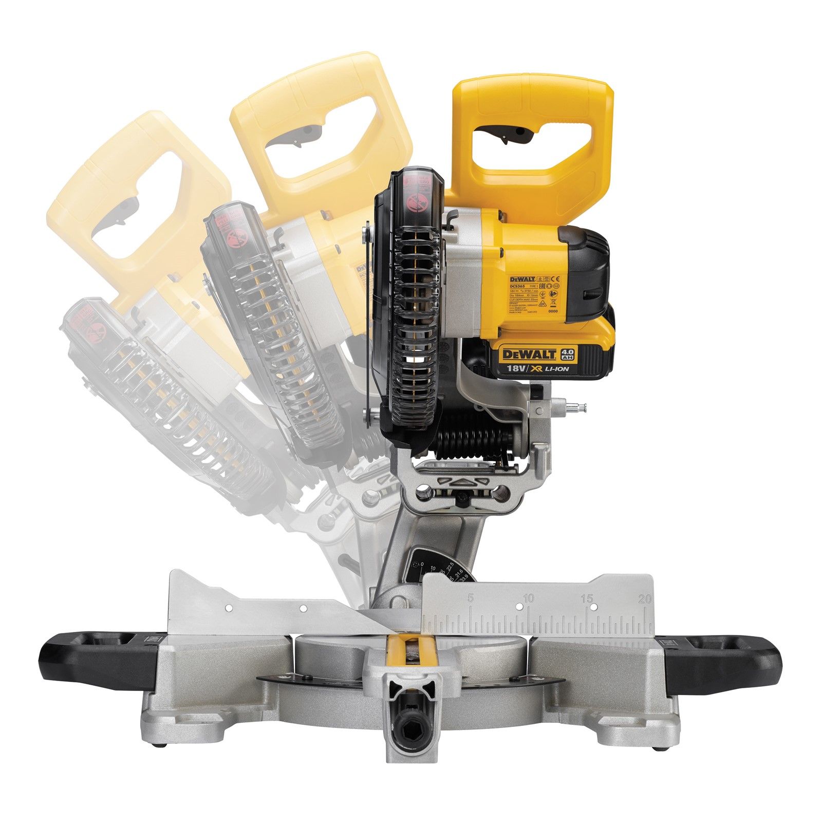DeWalt DCS365N 18v Cordless XR Li-Ion 184mm Mitre Saw with XPS Body Only