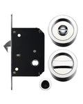 Zoo Hardware Fulton & Bray FB81CP Sliding Door Lock Set Polished Chrome