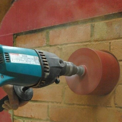 Makita 8406 110v Diamond Core Drill Rotary Percussion Drill In Case