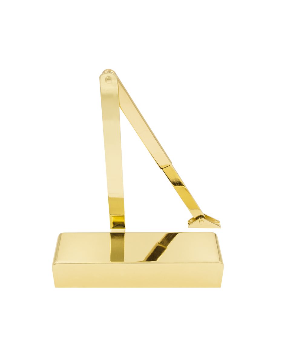 Zoo hardware Vier VDC0024A1PVDG 2-4 Door Closer PVD Polished Brass