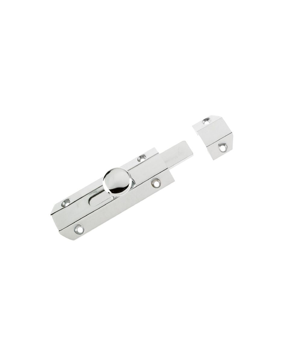 Zoo Hardware ZAB100A 102mm Heavy Duty Surface Bolt Polished Chrome