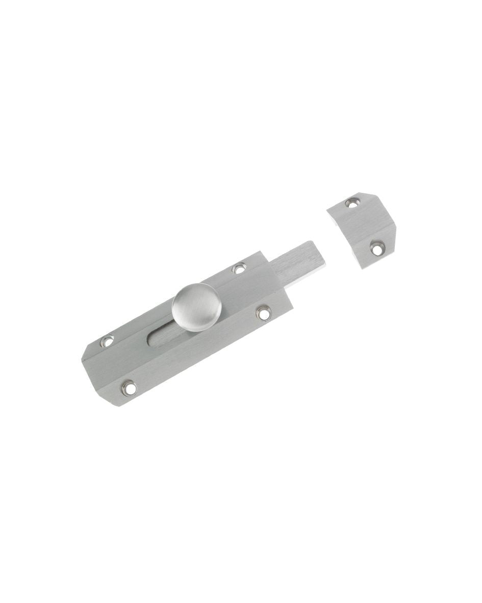 Zoo Hardware ZAB100A 102mm Surface Bolt Satin Chrome