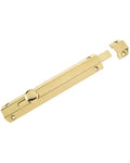 Zoo Hardware ZAB100C 202mm Surface Bolt Polished Brass