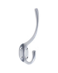 Zoo Hardware ZAB80 5" 125mm Hat & Coat Hook Satin Chrome