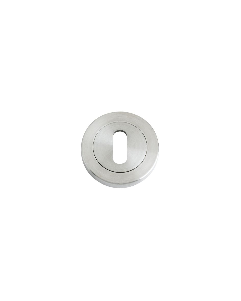 Zoo Hardware ZPS002SS Lever Key Escutcheon Grade 304 Satin Stainless Steel