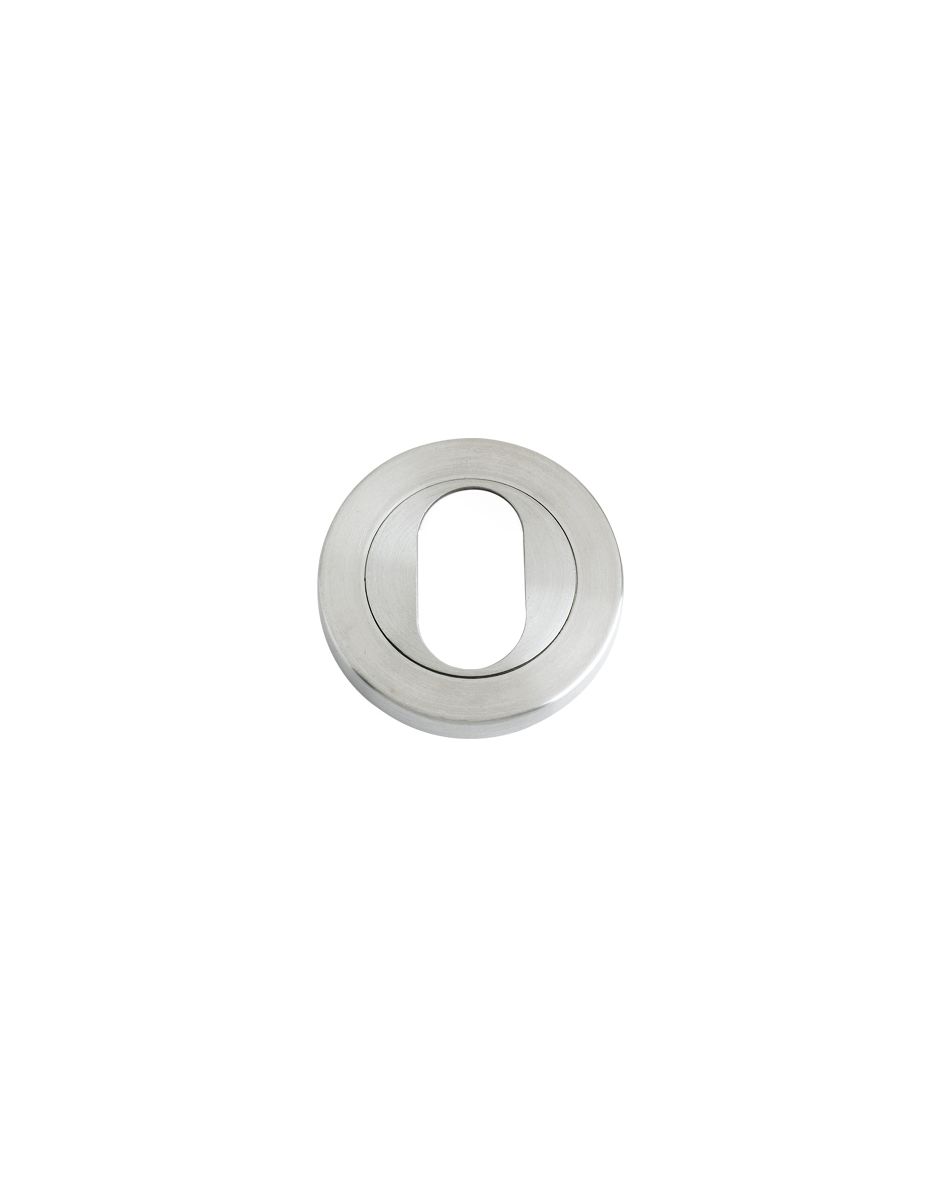 Zoo Hardware ZPS003SS Oval Profile Escutcheon Grade 304 Satin Stainless Steel