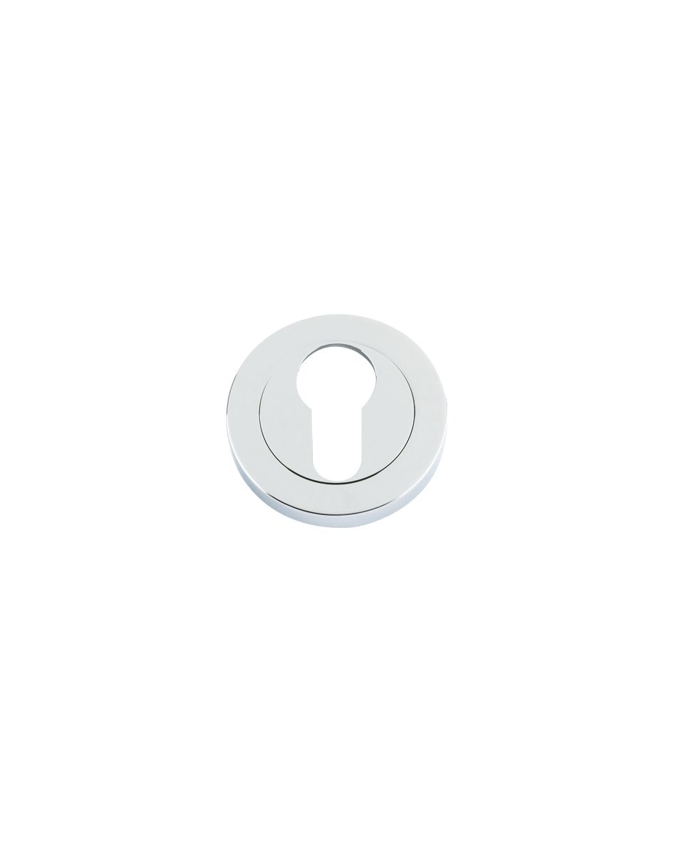 Zoo Hardware ZPZ001 Euro Escutcheon Polished Chrome