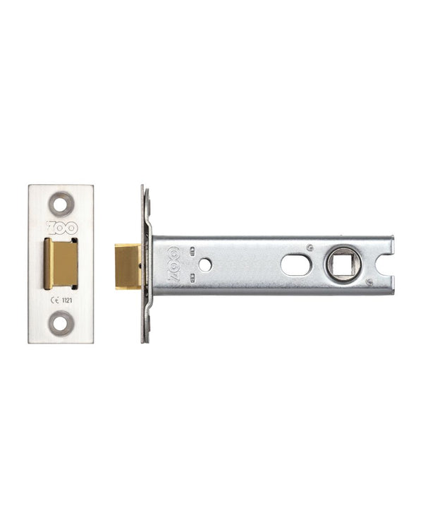Zoo Hardware ZTLKA102SS 102mm Architectural Mortice Latch Satin Stainless Steel