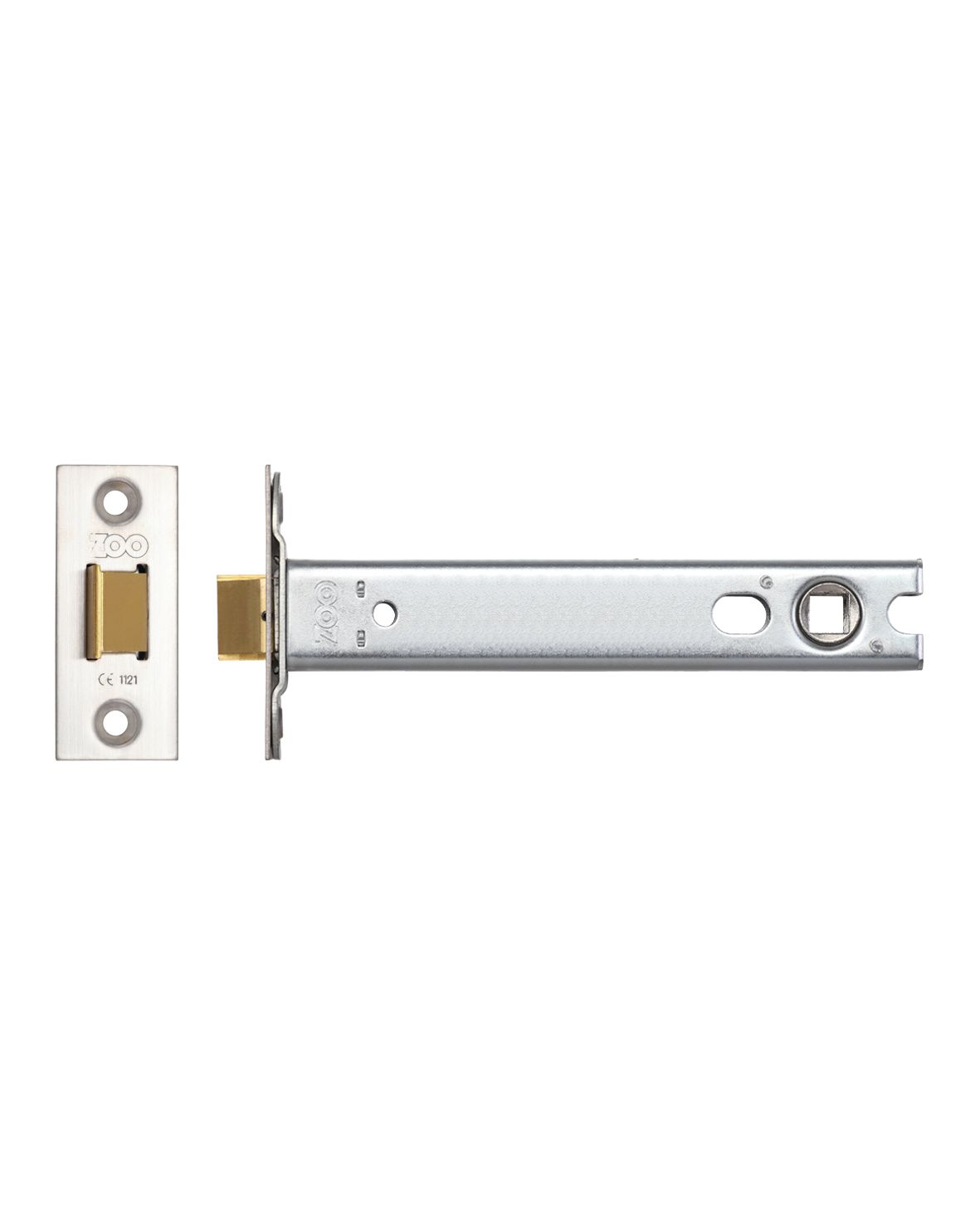 Zoo Hardware ZTLKA152SS 152mm Architectural Mortice Latch Satin Stainless Steel
