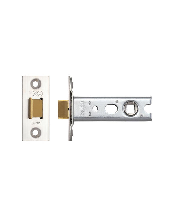 Zoo Hardware ZTLKA76SS 76mm Architectural Mortice Latch Satin Stainless Steel