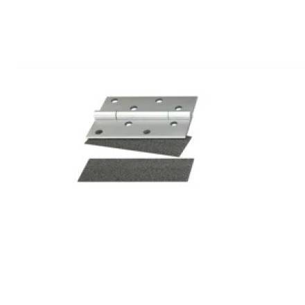 Norseal NOR905 Graphite Intumescent Hinge Pad 100 x 30 x 1mm Self-Adhesive Square