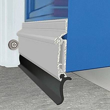 Exitex Autoseal Automatic Rise and Fall Draught Excluder 990mm Mill Finish