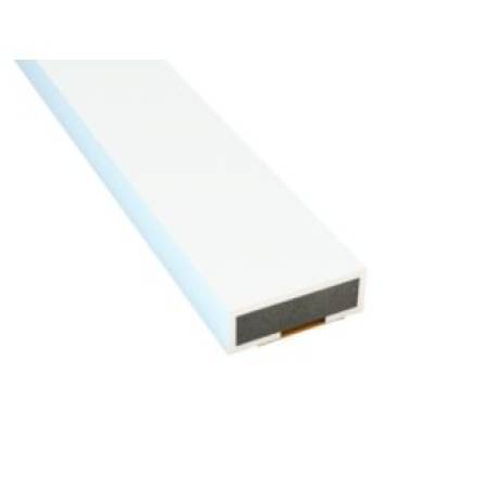 Norseal Intumescent Fire and Smoke Door Seal Strip 10 x 4mm White 2.1m