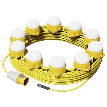 Connexion 110V LED Festoon Lighting Kit 22m IP54 Linkable