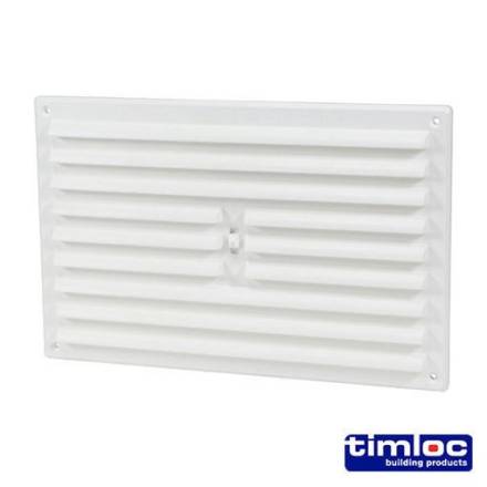 Timloc Internal Hit and Miss Grille Vent White 9" x 6"