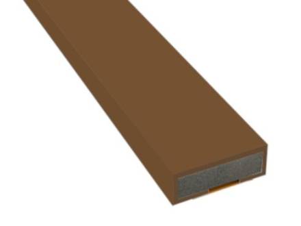 Norseal 154FOB Brown Intumescent Fire Door Strip 15 x 4mm 2.1m