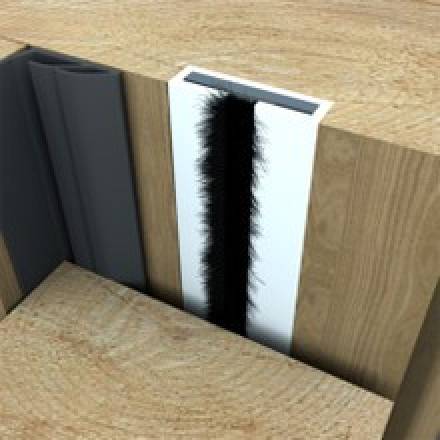 Norseal Intumescent Fire and Smoke Strip 15mm x 4mm x 2.1m Brown