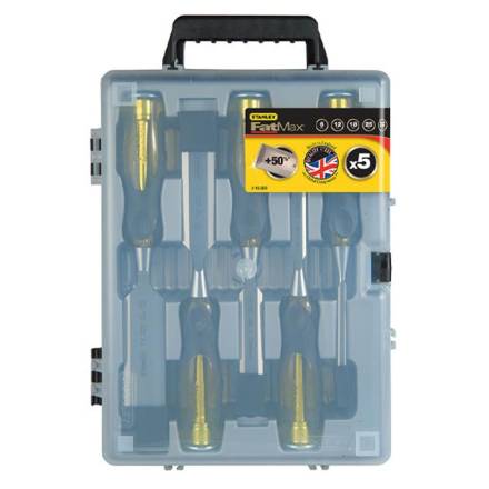 Stanley FatMax Thru Tang Bevel Edge Chisel Set 5-Piece (6-32mm)