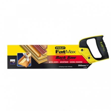Stanley FatMax Tenon Back Saw 350mm (14") 13 TPI