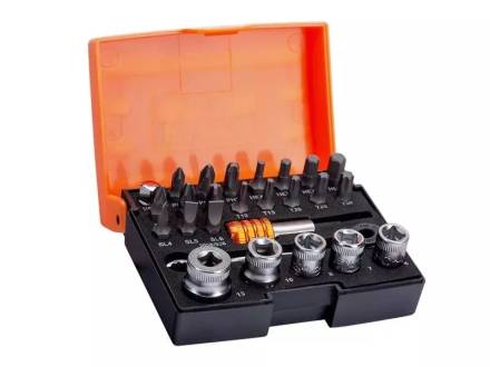 Bahco 2058/S26 1/4" Drive Ratchet and Socket Set 26-Piece