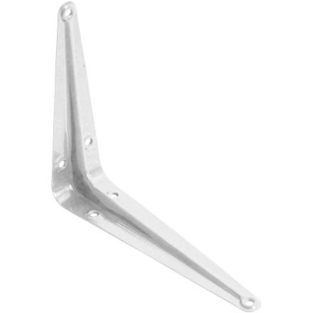 A Perry No.240 London Pattern Shelf Bracket 300 x 254mm (12" x 10") White
