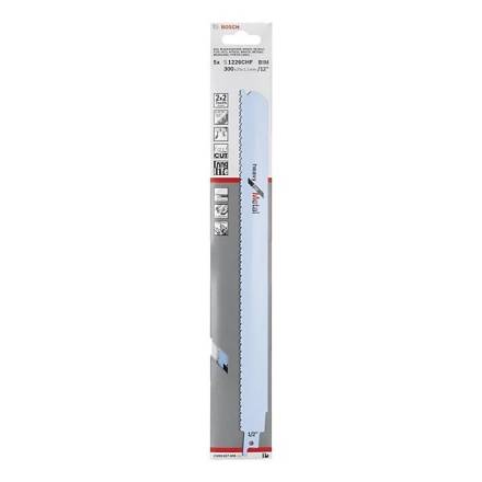Bosch S1226CHF Heavy for Metal BIM Reciprocating Saw Blades 300mm - Pack of 5