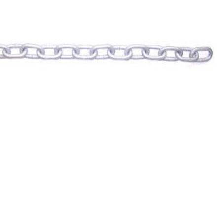 A Perry No.300 Straight Link Side Welded Chain 3.0 x 21mm BZP Per Metre