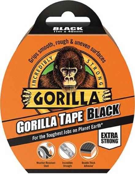 Gorilla Glue Gorilla Tape Black 48mm x 11m