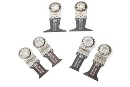 FEIN Best of E-Cut Starlock Wood and Metal Oscillating Blade Set 6-Piece