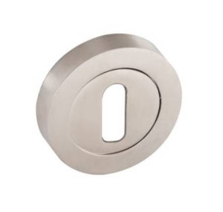 Frisco Euro Profile Lock Escutcheon Satin Anodised Aluminium 52 x 8mm