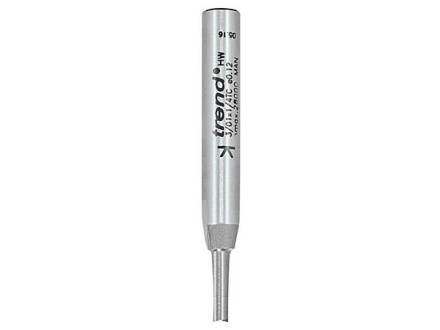 Trend 3/01X1/4TC TCT Two Flute Straight Router Cutter 4 x 11mm 1/4" Shank