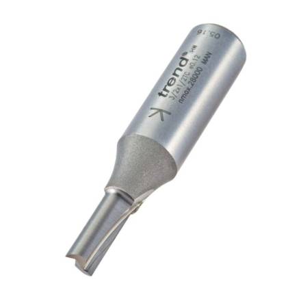 Trend 3/2X1/2TC Two Flute TC Straight Router Cutter 6mm Dia x 16mm Cut 1/2" Shank