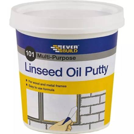 Sika Everbuild 101 Multi-Purpose Linseed Oil Putty Natural 2kg
