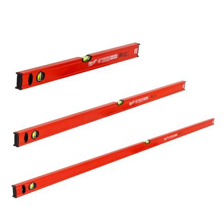 Milwaukee REDSTICK Slim Box Level Set 3-Piece - 600mm, 1200mm and 1800mm