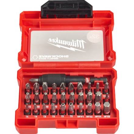 Milwaukee ShockWave Impact Duty 32-Piece Compact Screwdriver Bit Set 4932464240