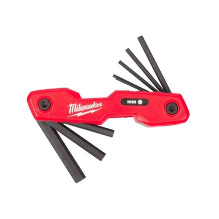 Milwaukee Metric Folding Hex Key Set 8-Piece