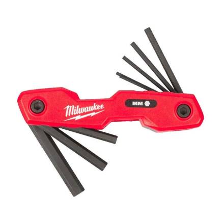 Milwaukee Metric Folding Hex Key Set 8-Piece