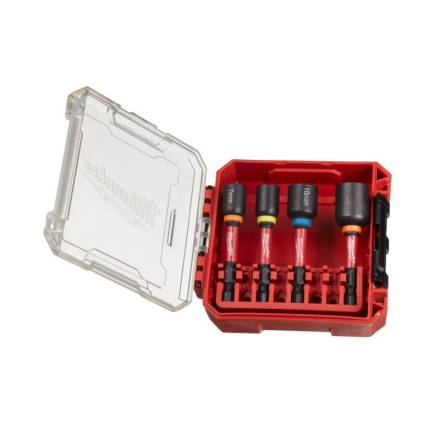 Milwaukee ShockWave Impact Duty Magnetic Nut Driver Set 4-Piece - 7, 8, 10 and 13mm
