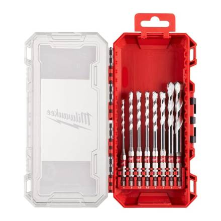 Milwaukee Shockwave Multi-Material Drill Bit Set Gen. 2 - 8-Piece with PACKOUT Case