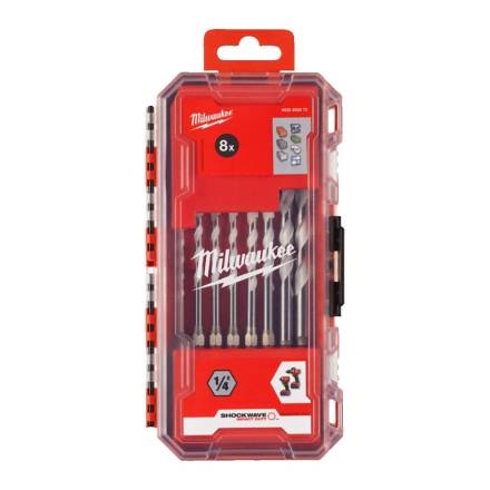 Milwaukee Shockwave Multi-Material Drill Bit Set Gen. 2 - 8-Piece with PACKOUT Case