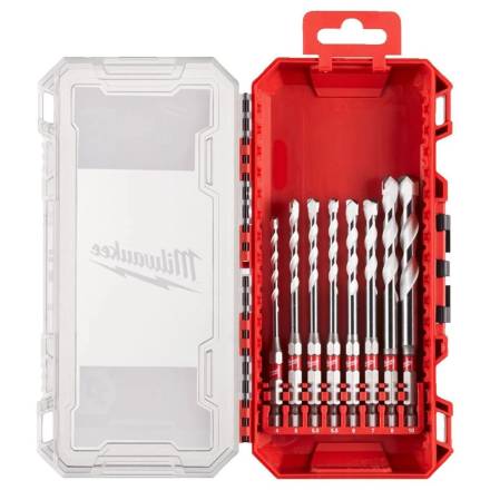 Milwaukee Shockwave Multi-Material Drill Bit Set Gen. 2 - 8-Piece with PACKOUT Case