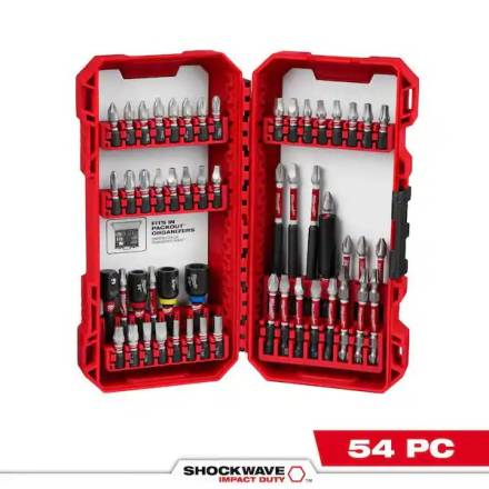 Milwaukee Shockwave Impact Duty 54-Piece Screwdriver Bit Set