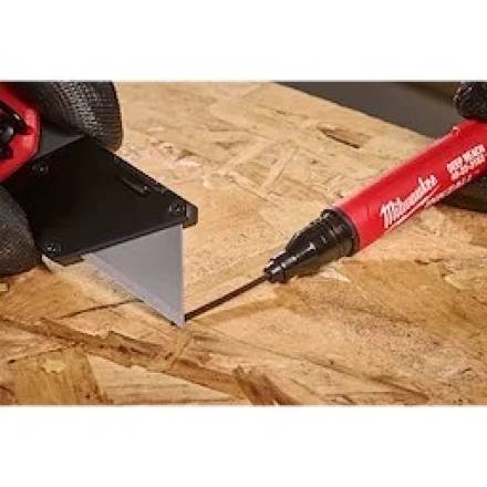 Milwaukee INKZALL 2IN1 Deep Reach Ultra Fine Point Black Jobsite Marker