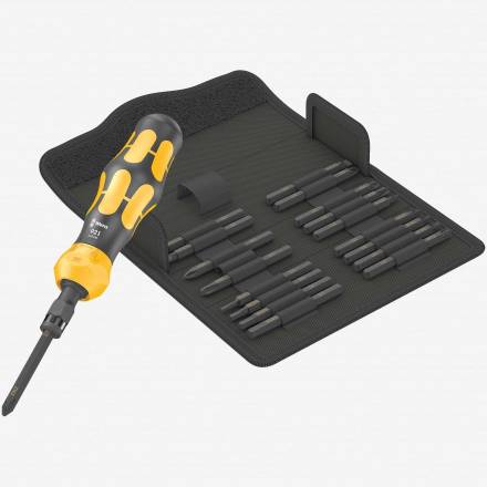 Wera Kraftform Kompakt 900 Set 1 Manual Impact Screwdriver Set, 19-Piece