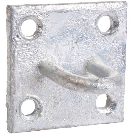 A Perry No.512 Galvanised Chain Staple on Plate 50 x 50mm (Prepacked)