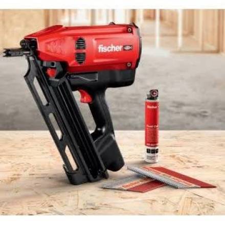 Fischer FGW 90F Gas 1st Fix Framing Nailer - 95J, 50-90mm Nails