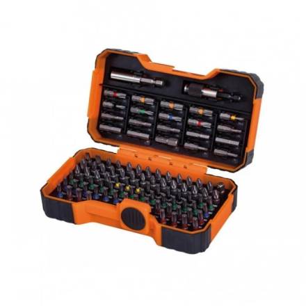 Bahco 59/S100BC Colour Coded Screwdriver Bit Set 100-Piece