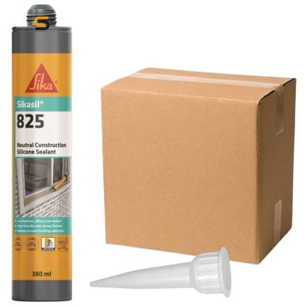 Sika Everbuild Sikasil 825 Alkoxy Neutral Silicone Sealant 380ml - Beige