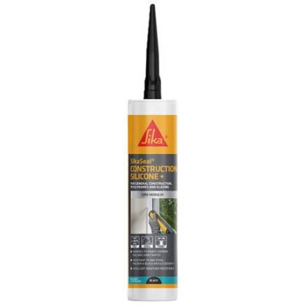 Sika Everbuild SikaSeal Construction Silicone+ Black 295ml